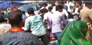 BJD MLA Prashant Jagdev car crushed