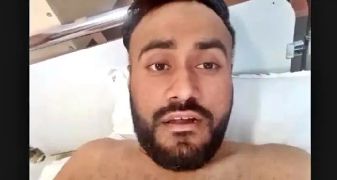 Harjit Singh young man injured in Kyiv