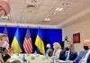 joe Biden met Ukraines Minister