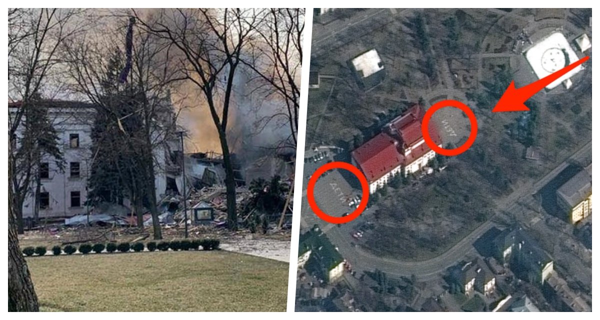 Russian army attacked theater in Mariupol, some people escaped