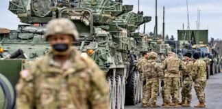 US increased military mobilization in Europe