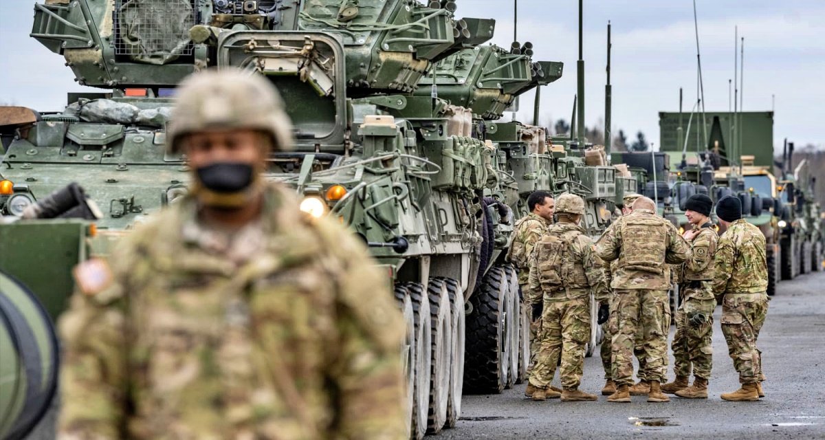 US increased military mobilization in Europe, number of soldiers of one lakh
