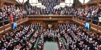 Ukraines President Volodymyr Zelensky in the UK Parliament