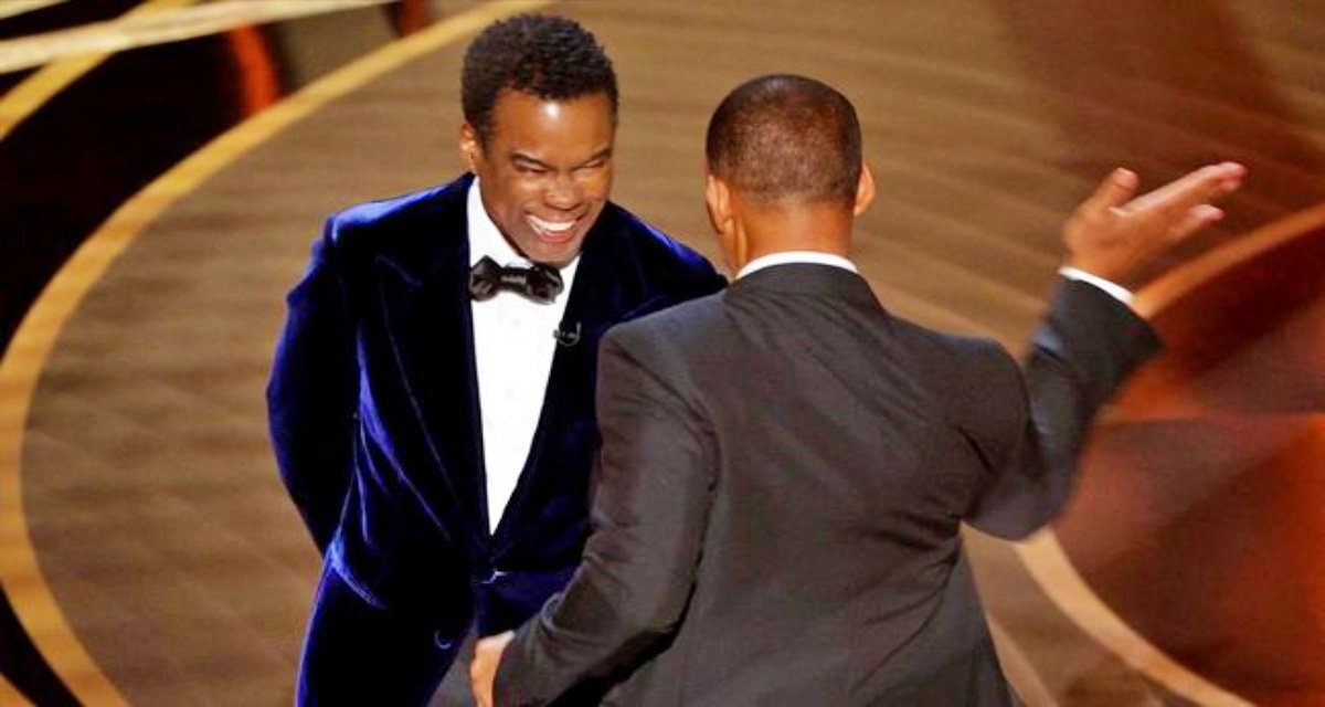 Will Smith slaps Chris Rock in anger at the Oscars ceremony, watch the sensational video