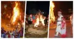 Holika Dahan festival celebrated in many parts of the country; Indian soldiers played colors holika dahan