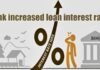 Bank increased loan interest rates
