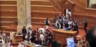 Fierce uproar in Punjab assembly,