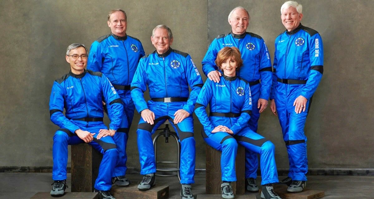 First space tourism mission of 2022 launched, Blue Origin sent 6 tourists into space