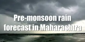 Pre-monsoon rain forecast in Maharashtra