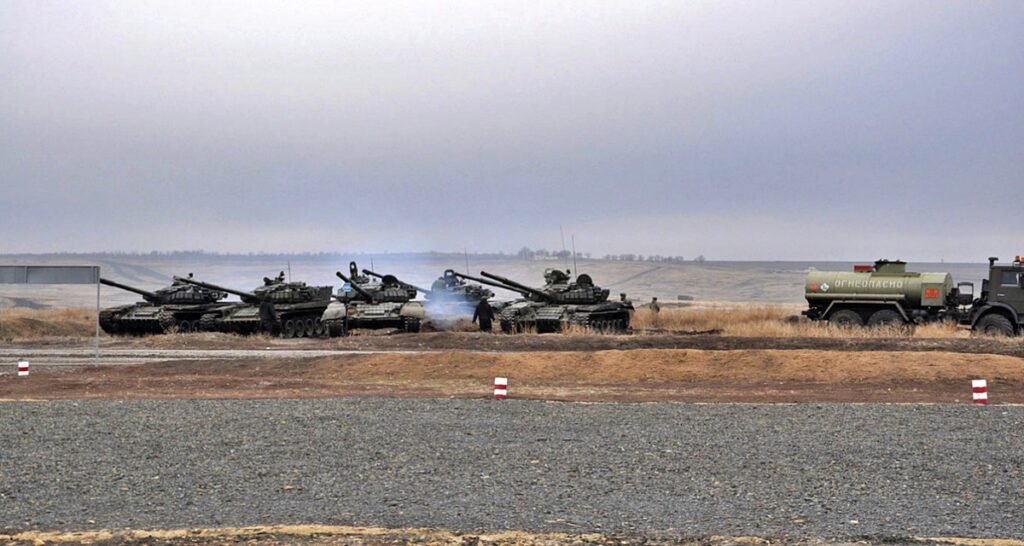 Russian troops deployed in eastern Ukraine