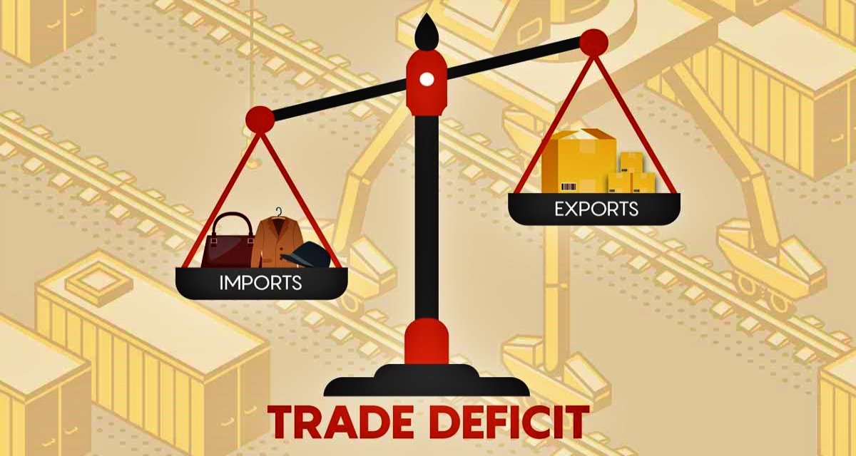 Exports rise 20 percent to $42 billion in March, trade deficit widens to $18.51 billion