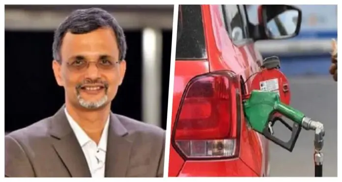 V Anantha Nageswaran on petrol prises