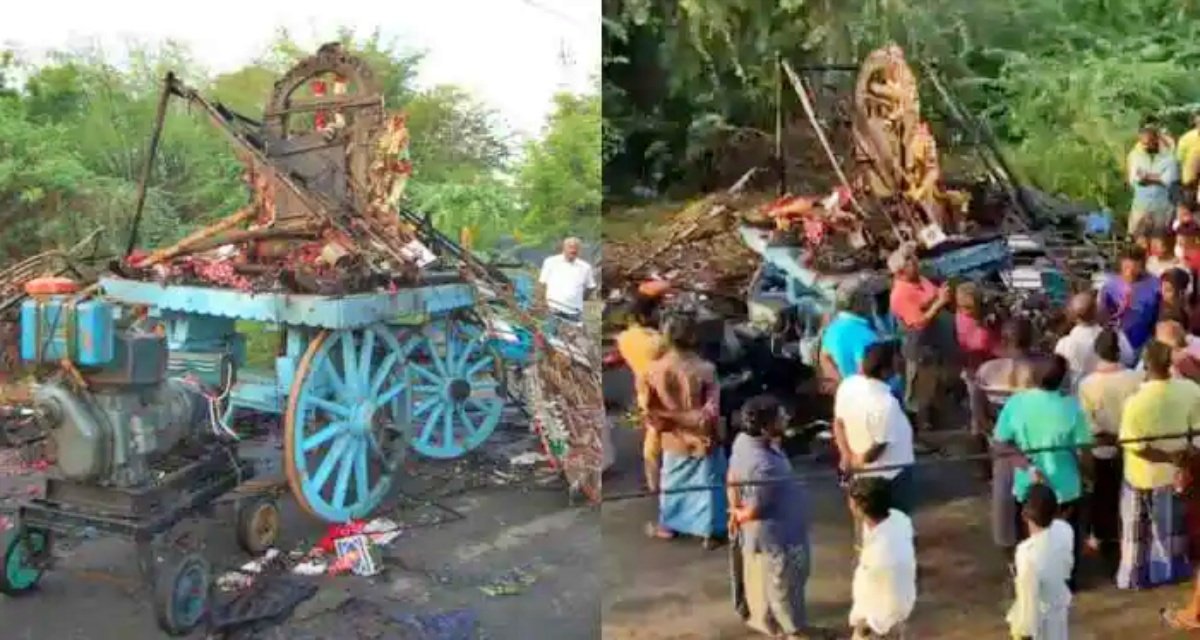 accident in Thanjavur temple festival,
