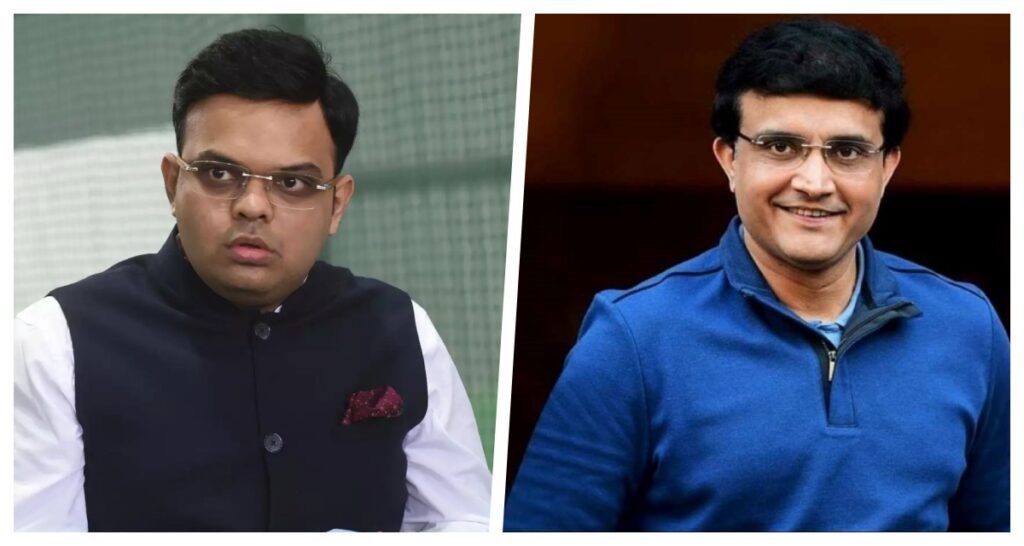 jay shah-Sourav Ganguly