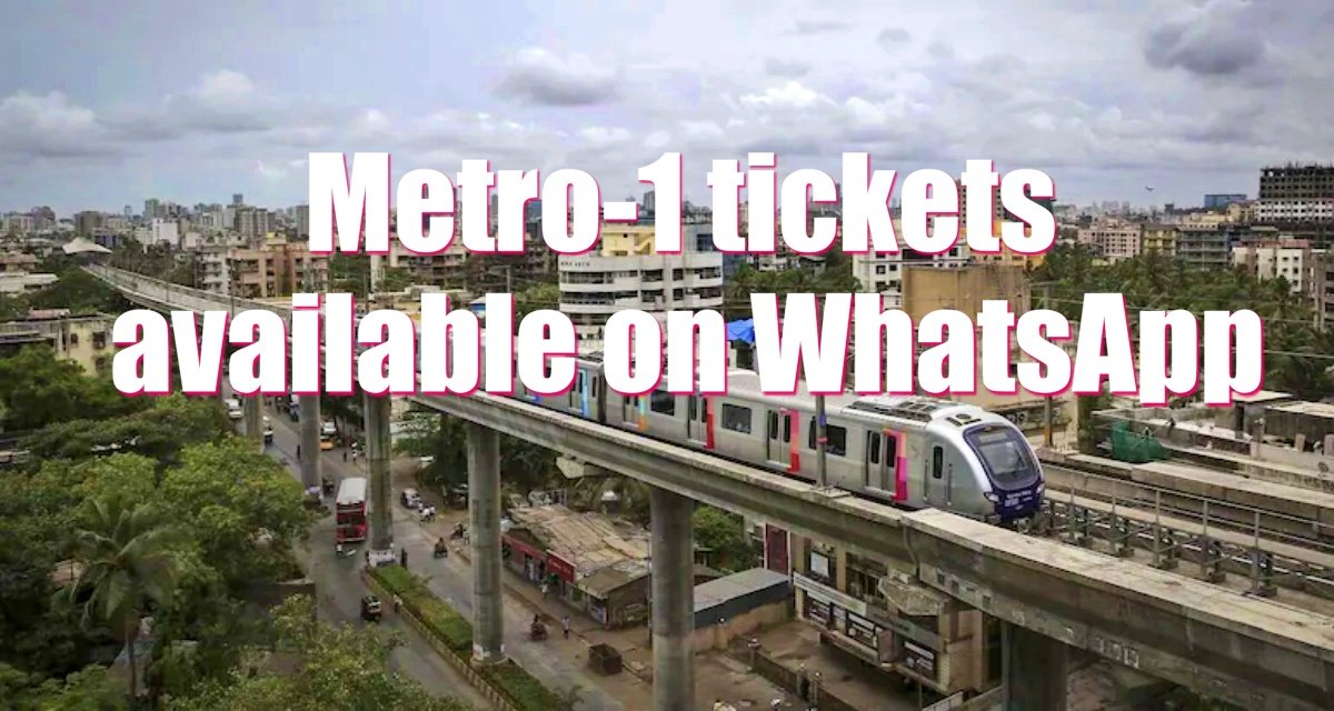 Metro-1 tickets will now be available on WhatsApp