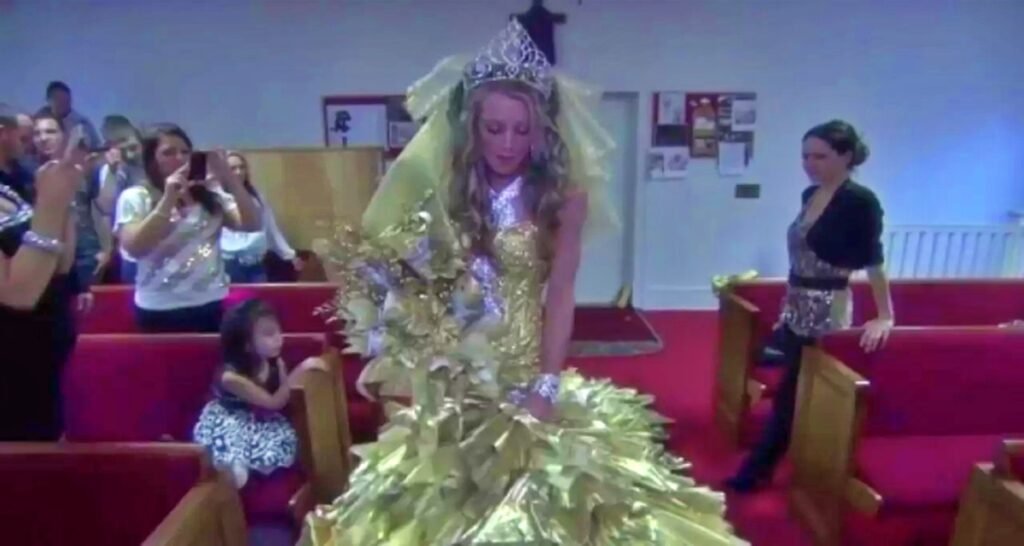 24 carat gold gown