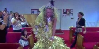 24 carat gold gown