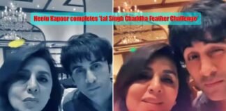 Neetu Kapoor completes Lal Singh Chaddha Feather Challenge