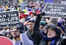 demanding abortion rights