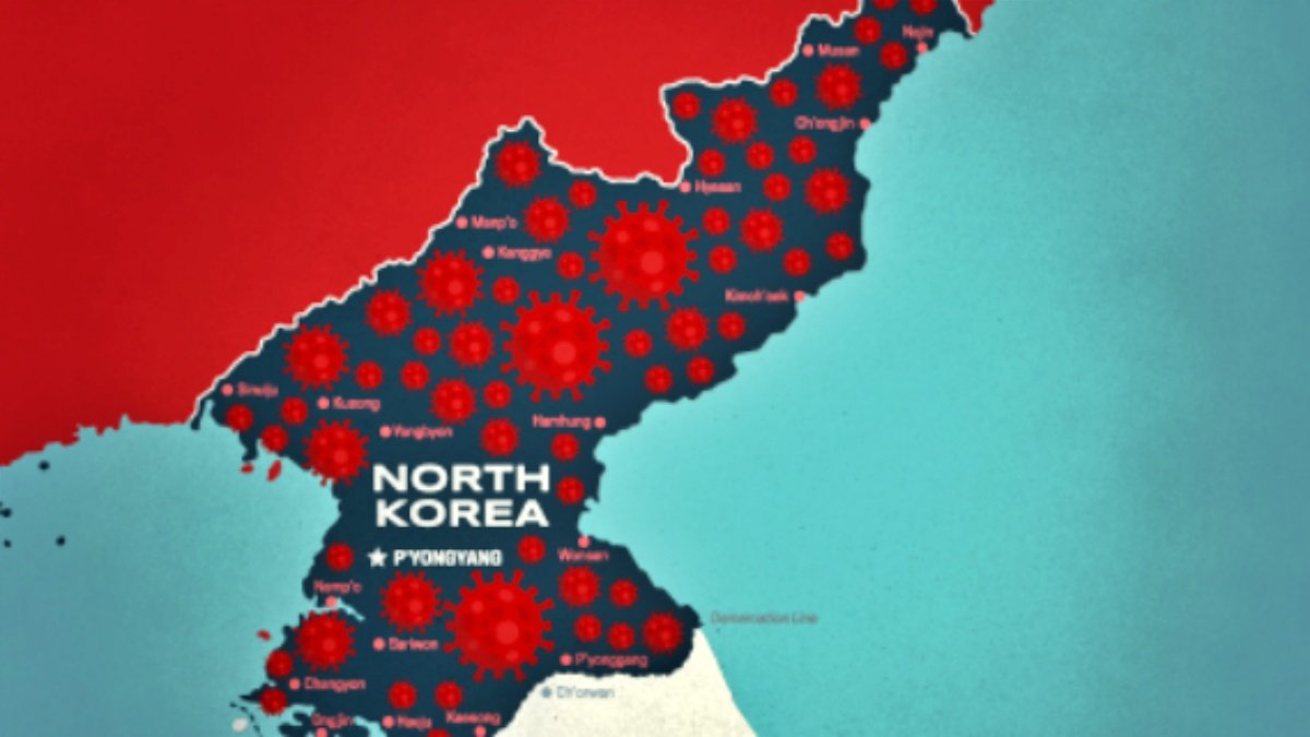 Symptoms of fever in 2,20,000 people in  last 24 hours in North Korea, more than 60 people died