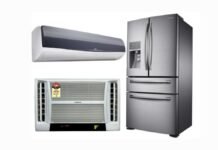 refrigerators and ACs