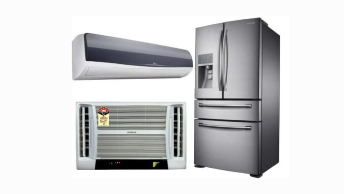 refrigerators and ACs