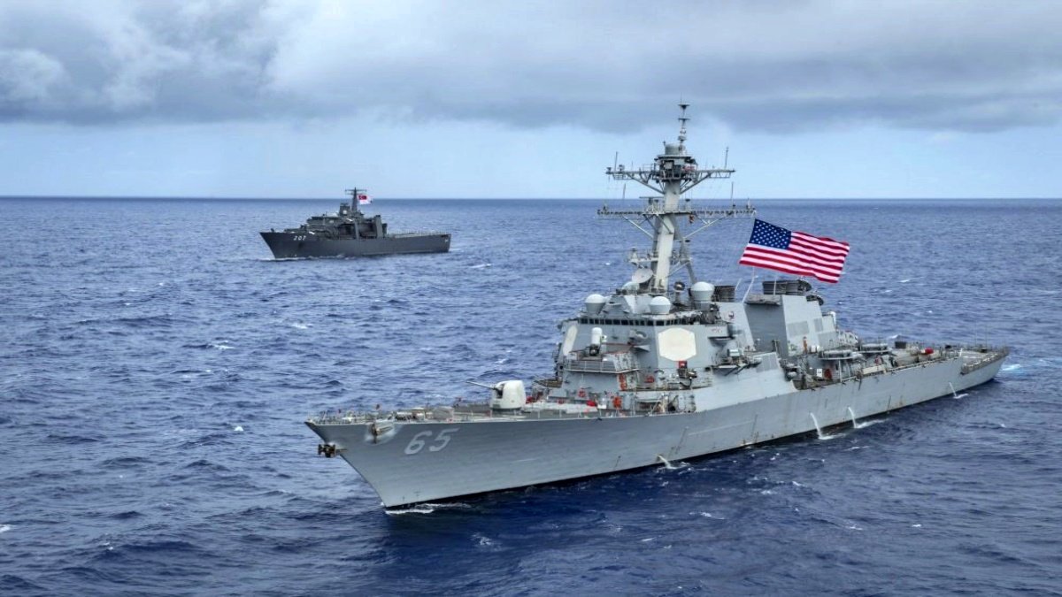 China scared of sending US warships in South China Sea, gave  threat