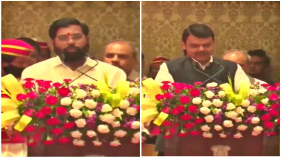 Eknath Shinde took oath as Chief Minister, Devendra Fadnavis became Deputy Chief Minister