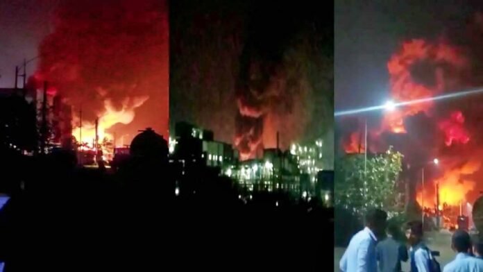 Fire broke out in Palghar chemical factory in Tarapur