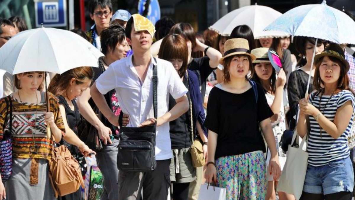 Japan is scorching by heatwave,  highest heat since 1875