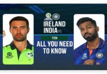 Live telecast of India vs Ireland T20 series