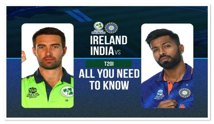 Live telecast of India vs Ireland T20 series