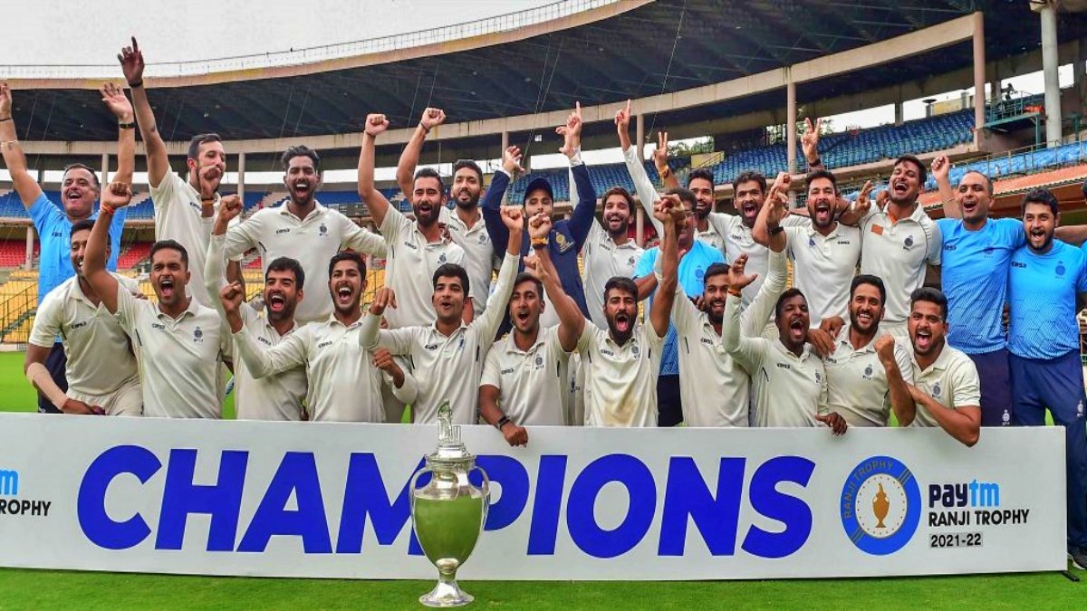Defeating 41-time champion  Mumbai, Madhya Pradesh created history by winning Ranji Trophy
