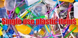 Single use plastic items