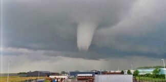 Tornado Zeeland of Netherlands