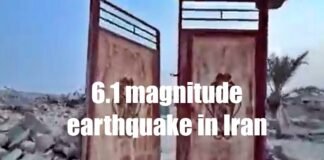 6.1 magnitude earthquake in Iran