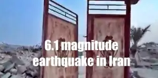 6.1 magnitude earthquake in Iran