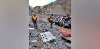 Bus fell into deep gorge in Balochistan