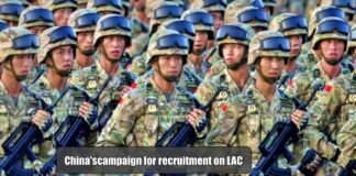 Chinas campaign for recruitment on LAC