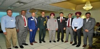 Honor ceremony of Indian Army ex-servicemen in America