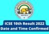 ICSE board 10th result