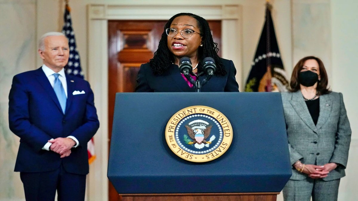 Ketanji Brown Jackson sworn in as  First Black Female US Supreme Court Judge