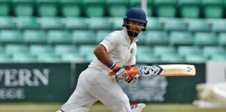 Rishabh Pants century on first day of fifth test