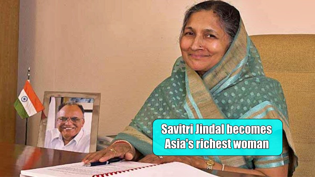 Savitri Jindal becomes Asia’s richest woman, surpasses China’s Yang Huiyan