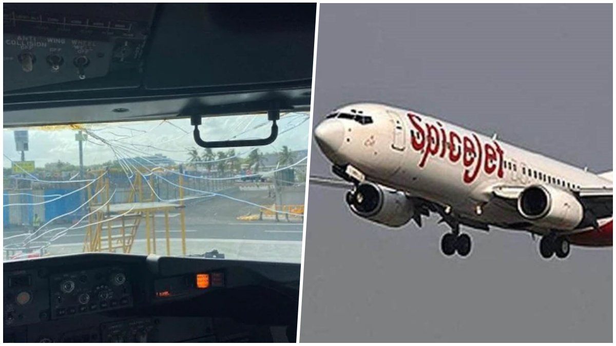 SpiceJet plane’s windshield cracks in sky, emergency landing in Mumbai
