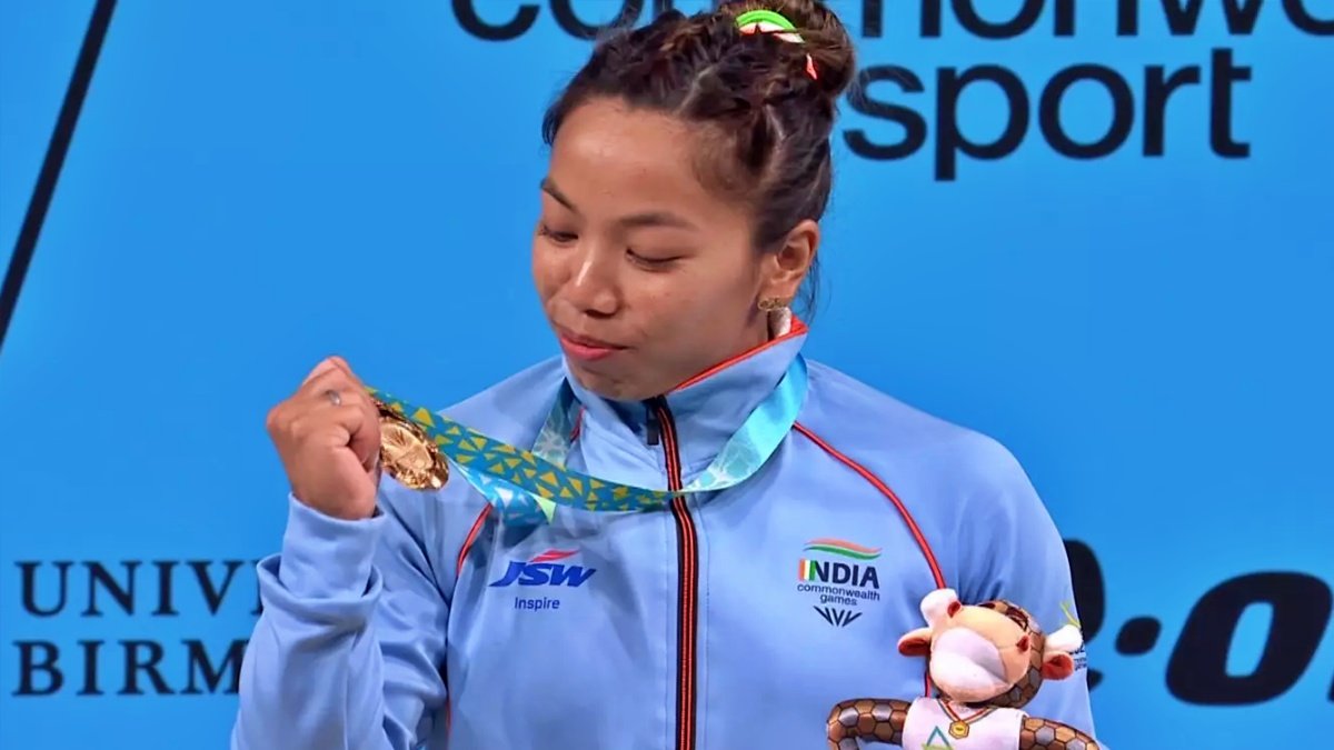 India got the first gold, Mirabai Chanu became the champion in 49KG category