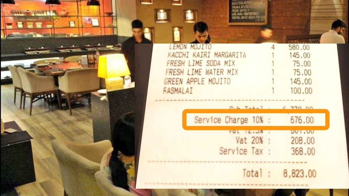Now service charges will be levied on eating food in restaurants and