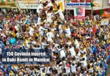 150 Govinda injured in Dahi Handi in Mumbai