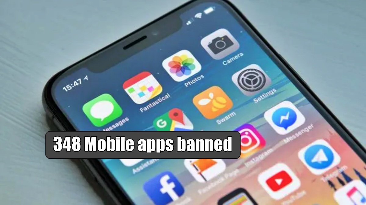 348 Mobile apps banned; Users’ personal information was at risk: Government