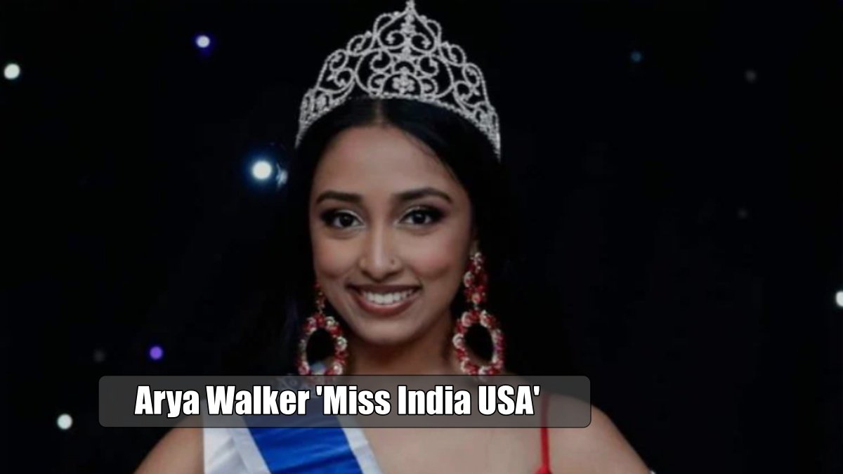 Indian American teenager Arya Walker won title of 'Miss India USA